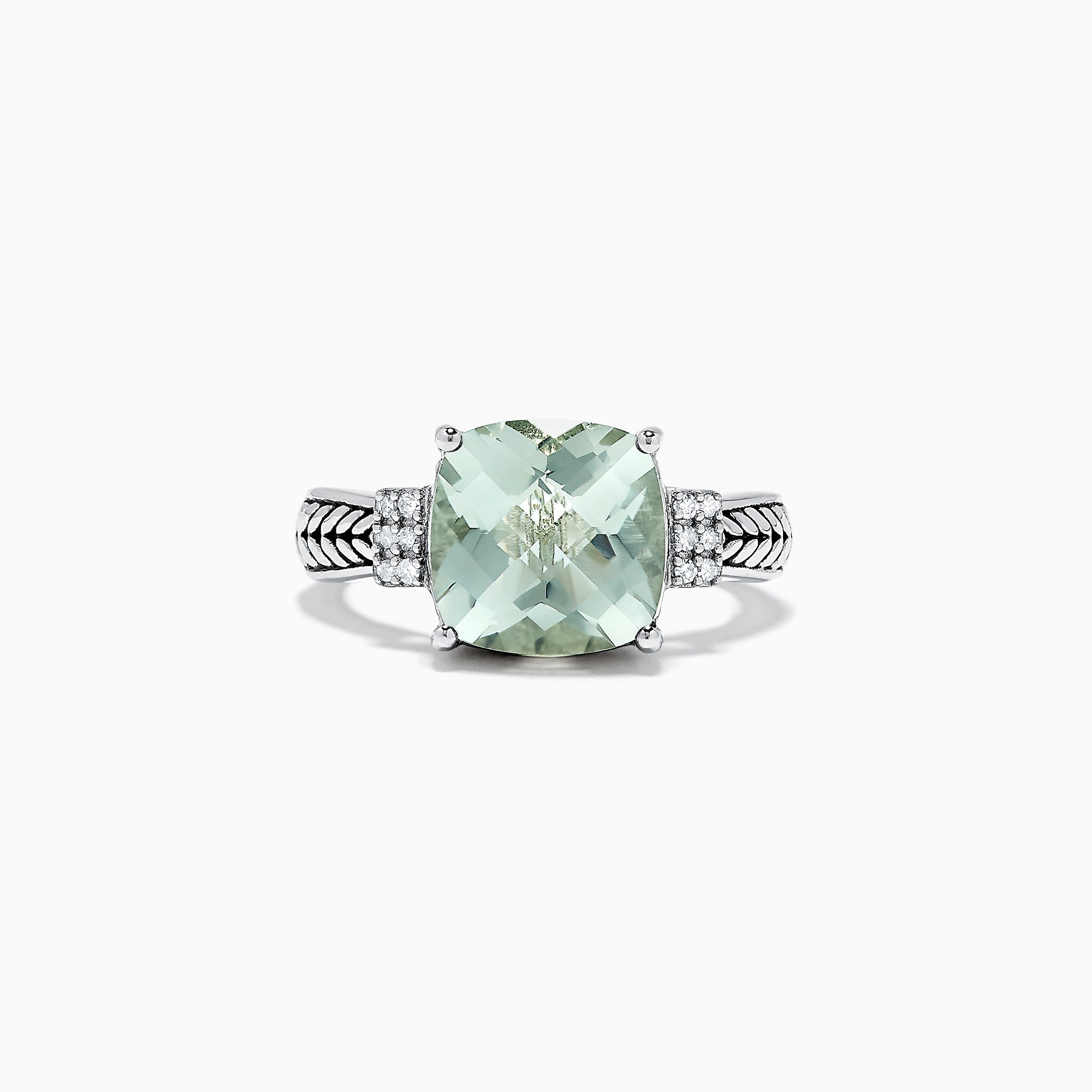 Signature Green Amethyst & Spinel fashion Sterling Ring