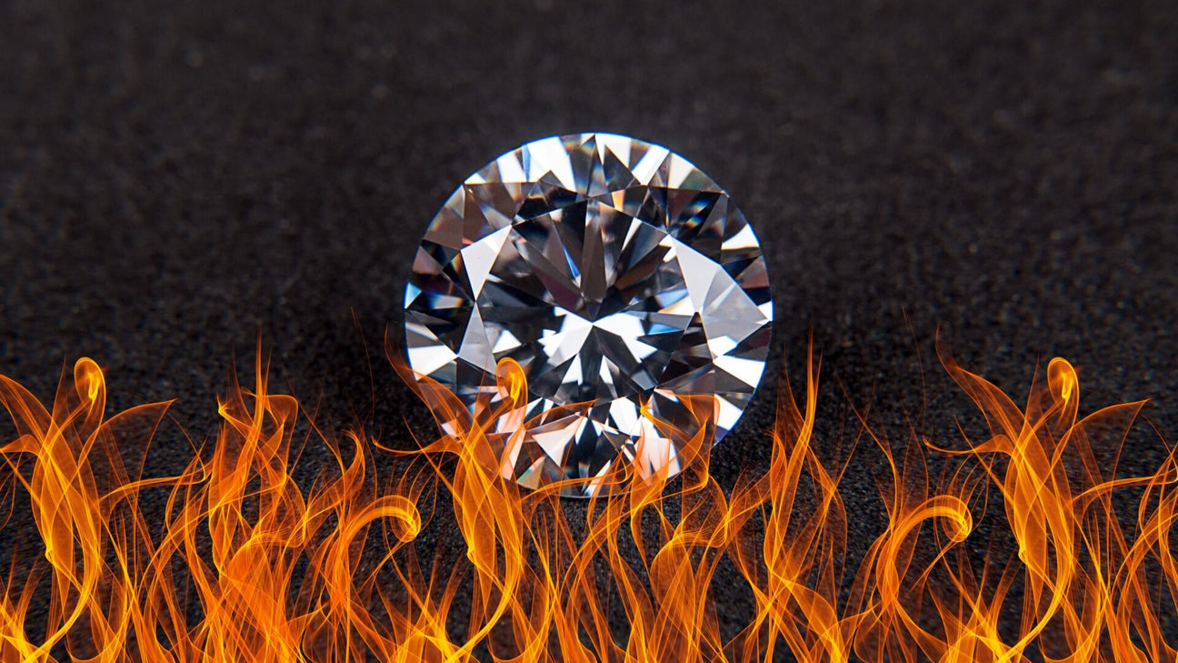 Can diamonds burn?