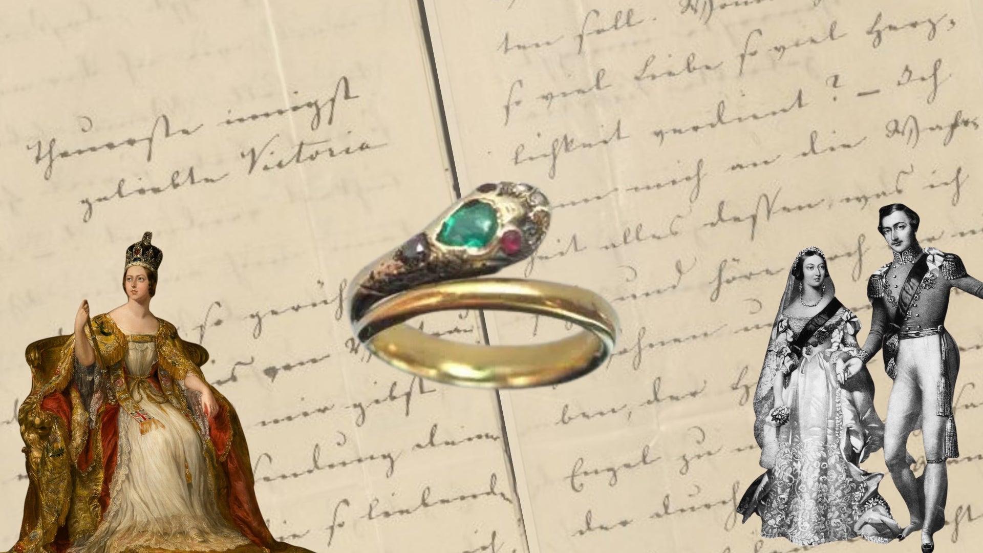 Queen Victoria's Snake Engagement Ring