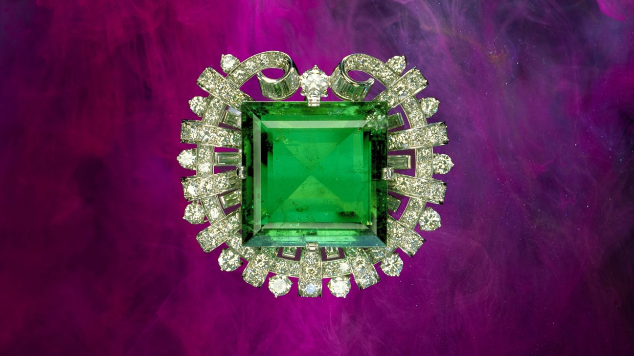 The Hooker Emerald Brooch