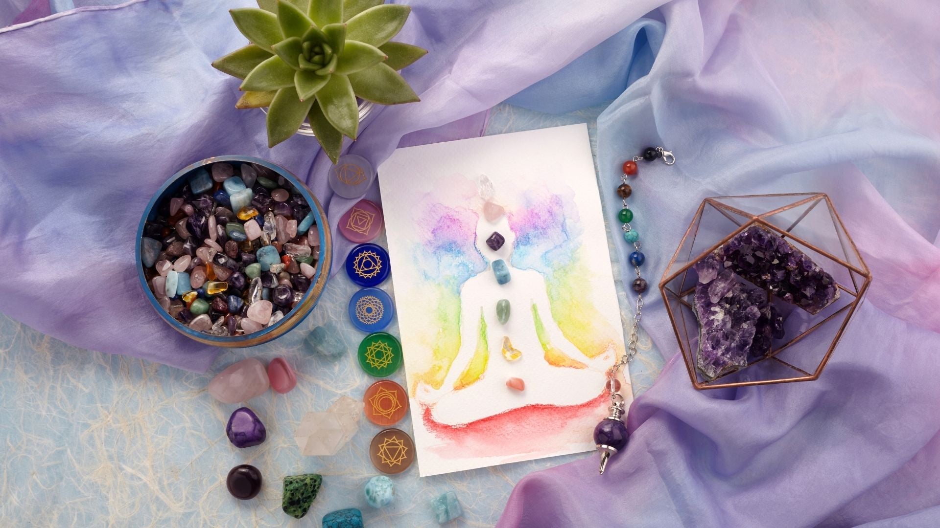 What's the link between the 7 chakras and gem therapy?