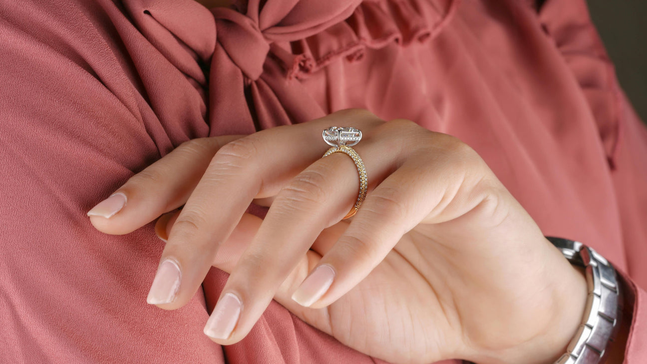 What is a Hidden Halo in Engagement Rings?