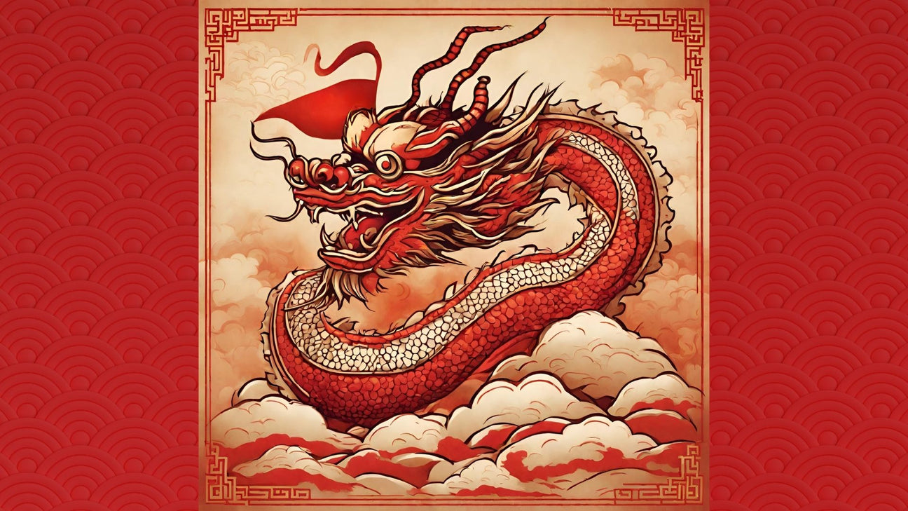 Happy Chinese new year 2024, the year of the dragon