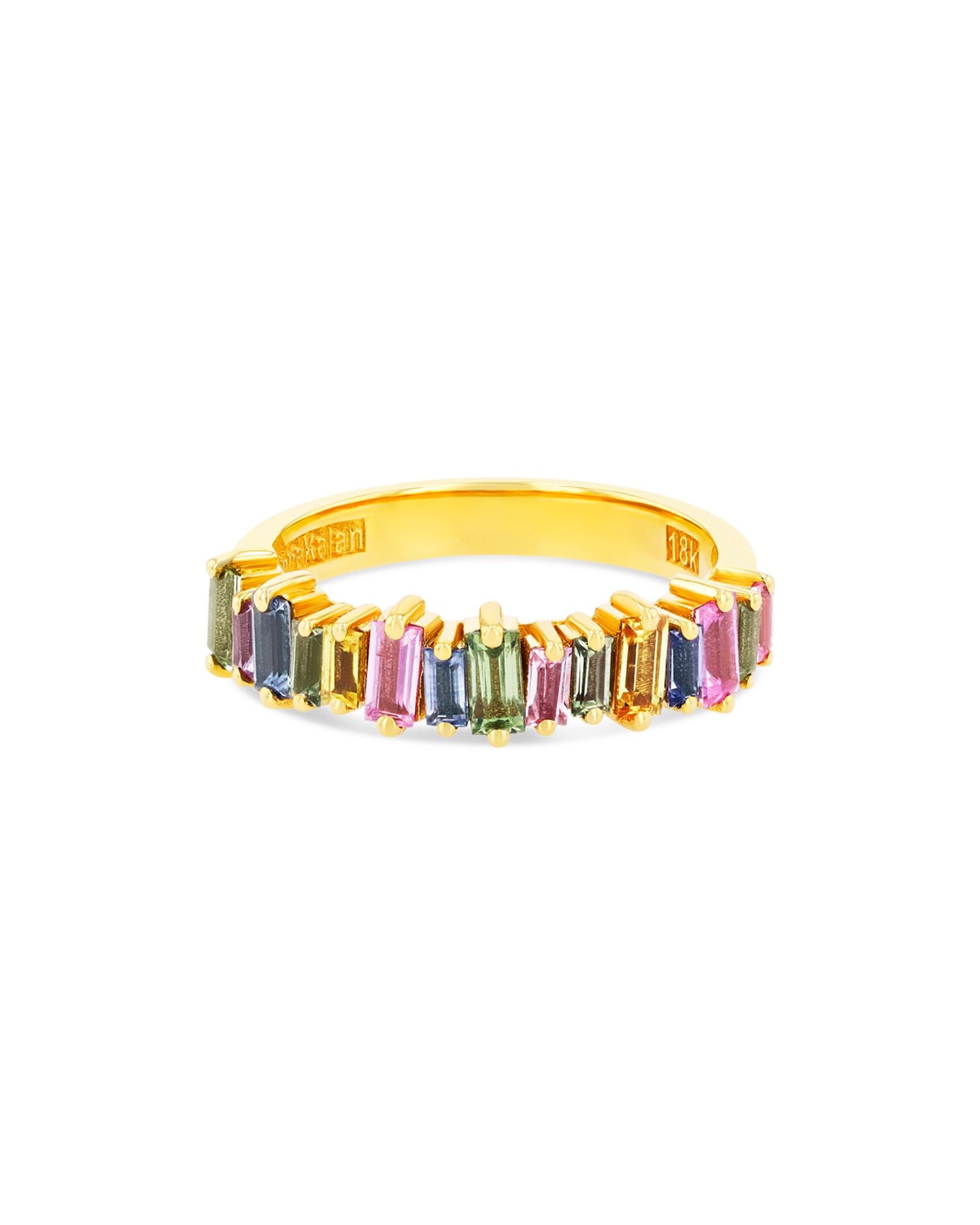 Rainbow Sapphire Band