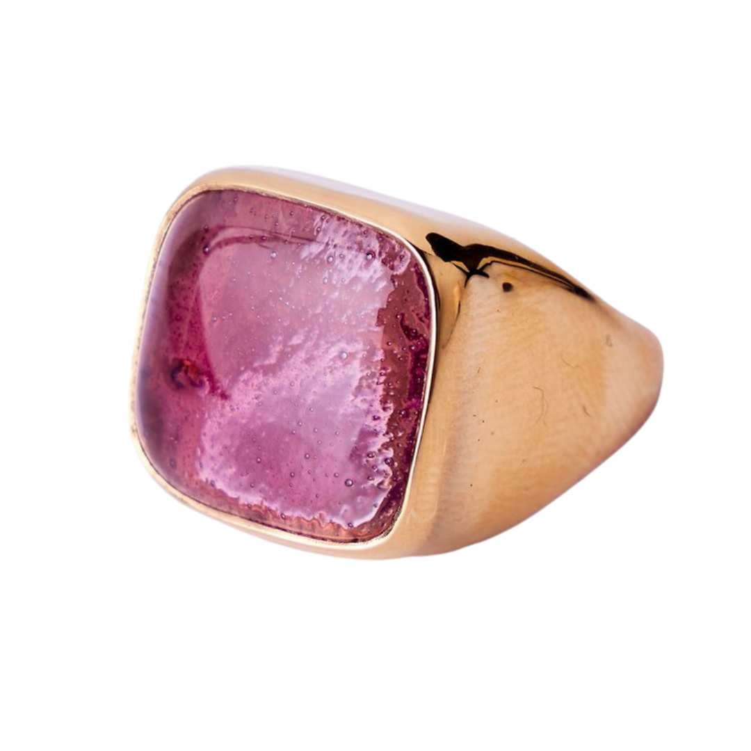 umbo-square-statement-ring