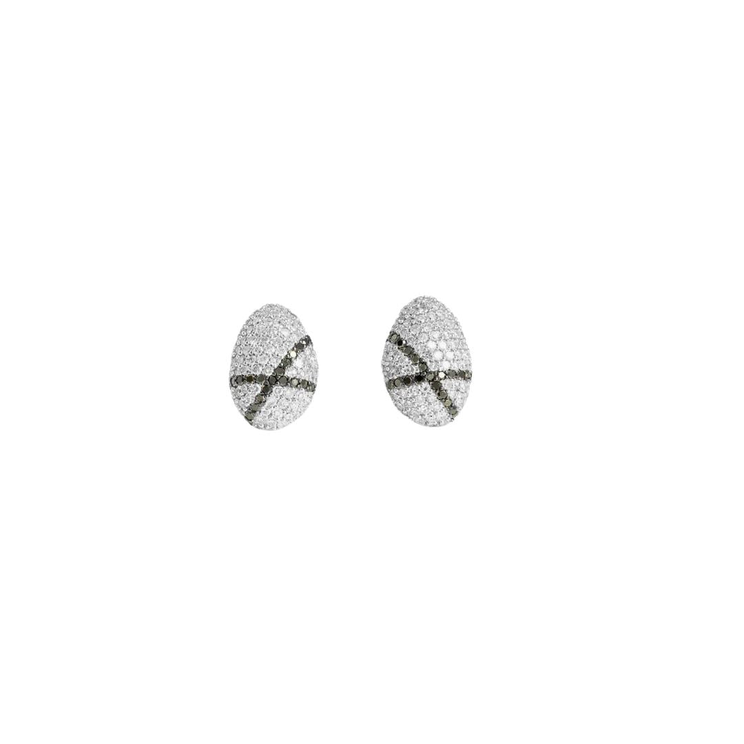 pebble-white-and-black-diamond-earrings