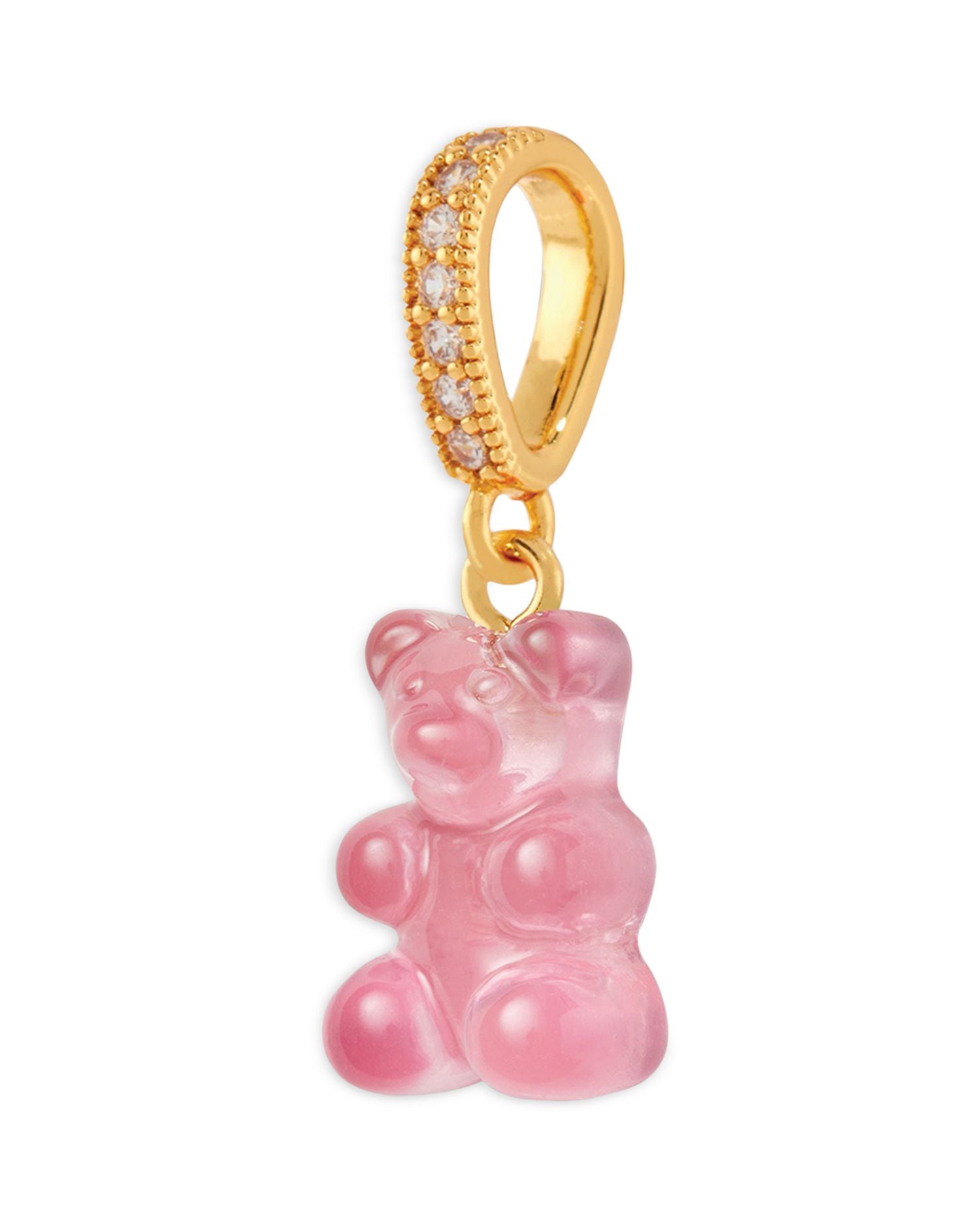 Nostalgia Pavé Bear Pendant in 18K Gold Plated