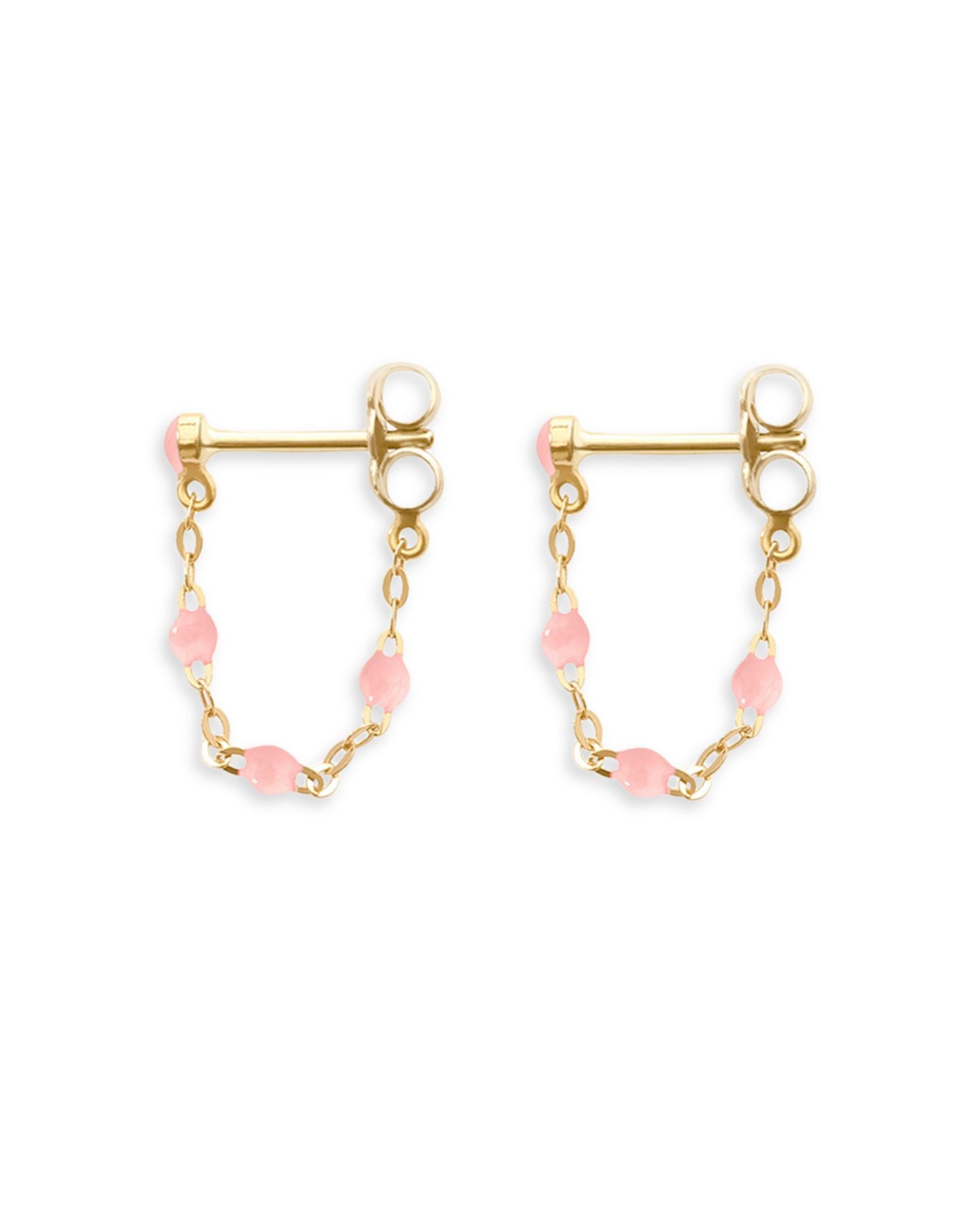 18K Yellow Gold Classic Gigi Chain Earrings