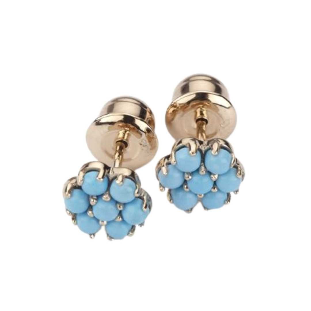 turquoise-flower-earrings