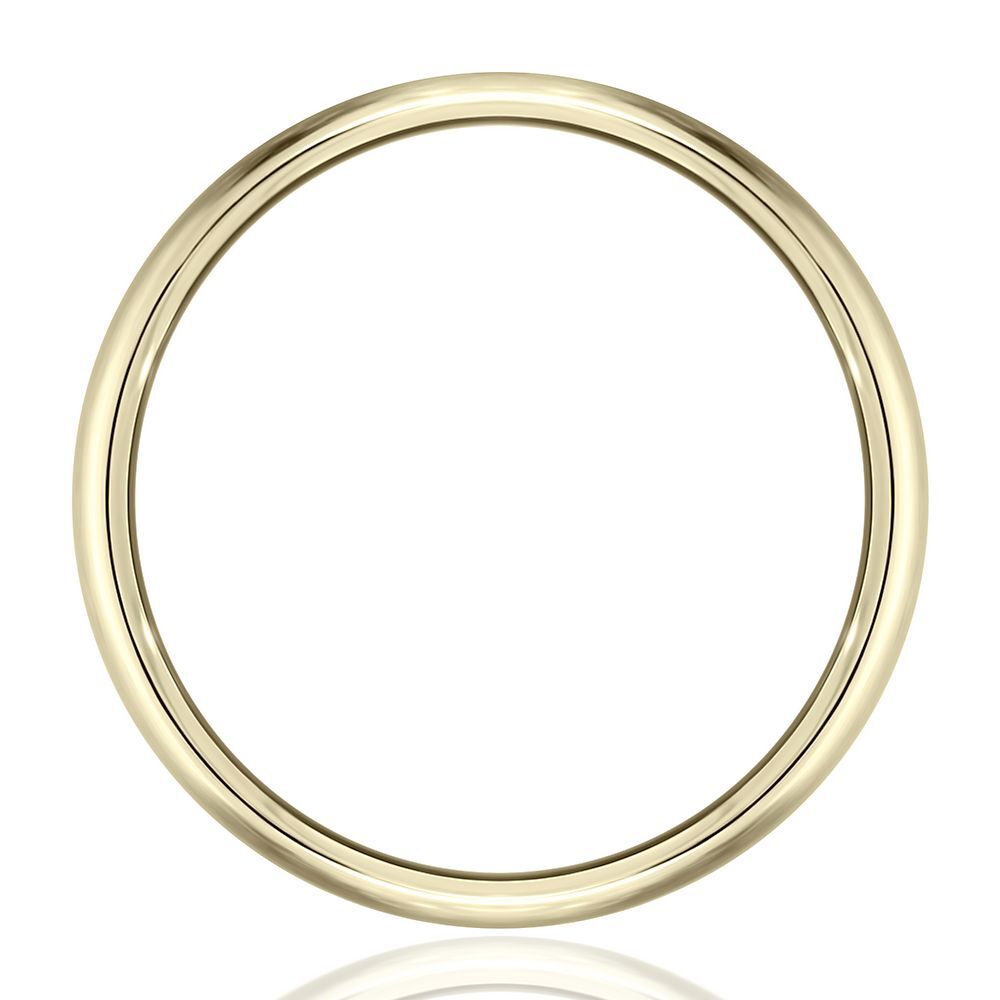 Wedding Band in 14K Yellow Gold, 6.5MM