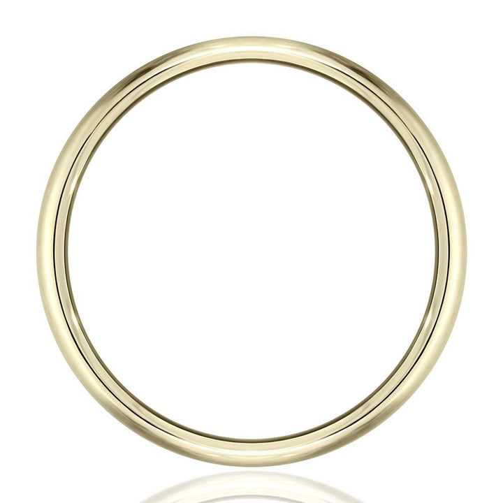 Wedding Band in 14K Yellow Gold, 6.5MM