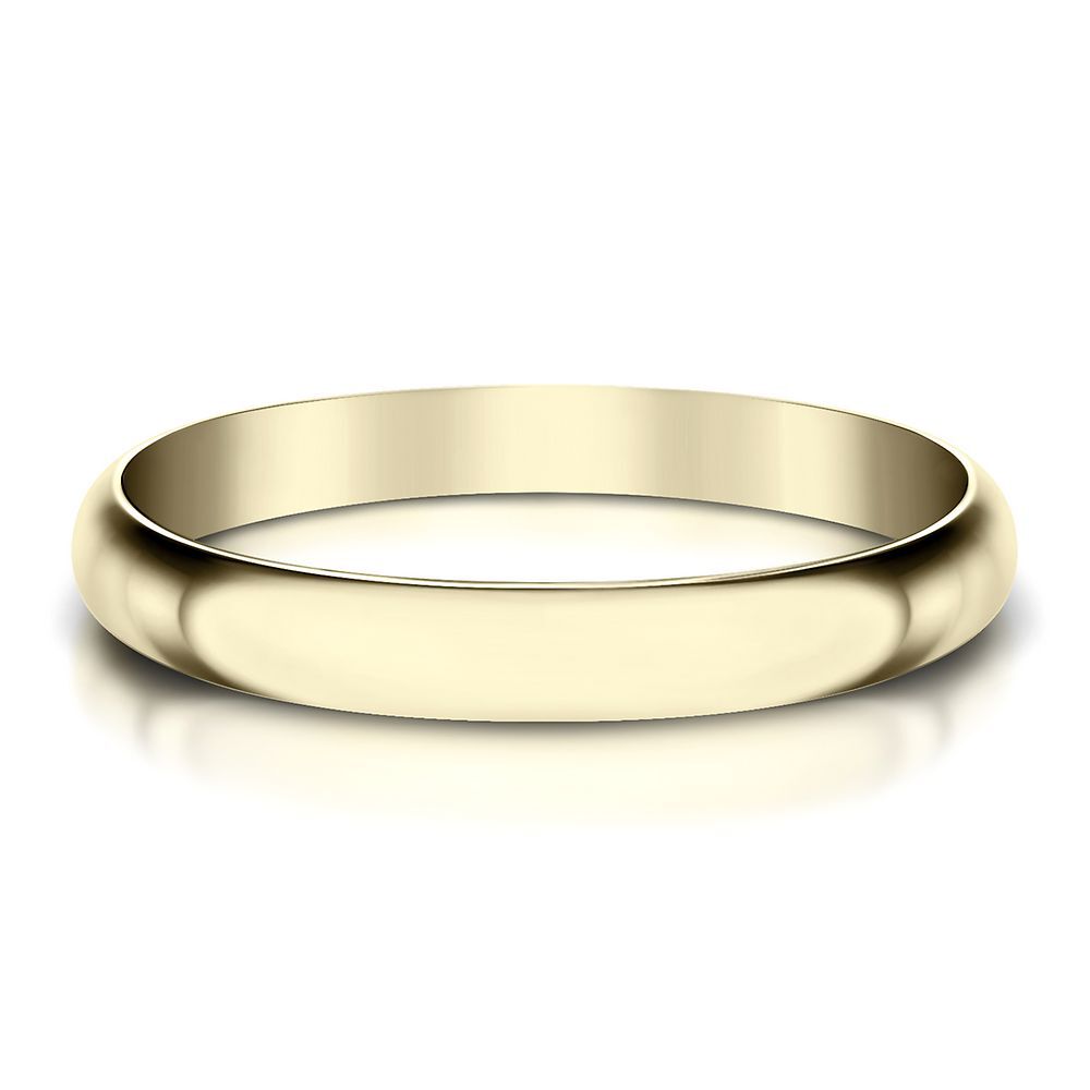 Wedding Band in 10K Yellow Gold, 2MM