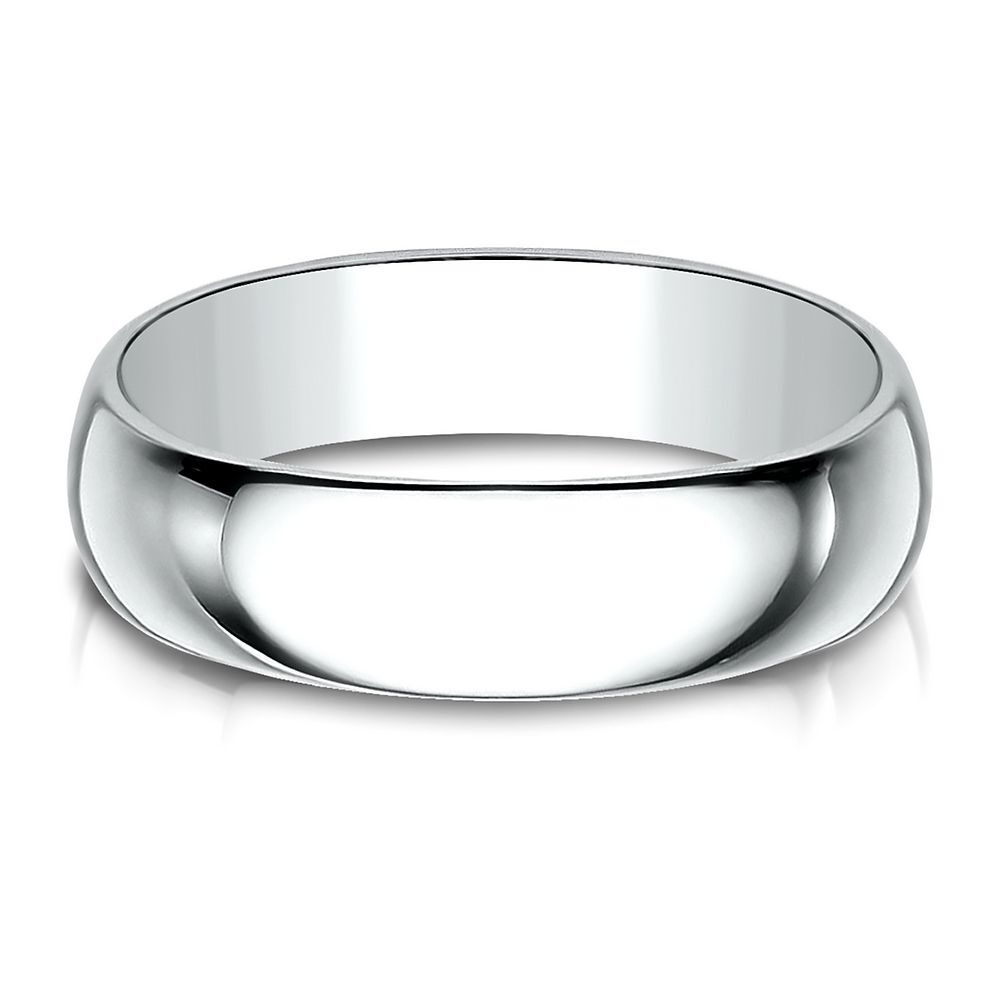 Wedding Band in 10K White Gold, 6MM