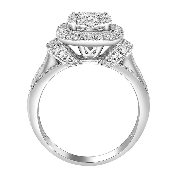 1 ct. tw. Diamond Engagement Ring in 10K White Gold