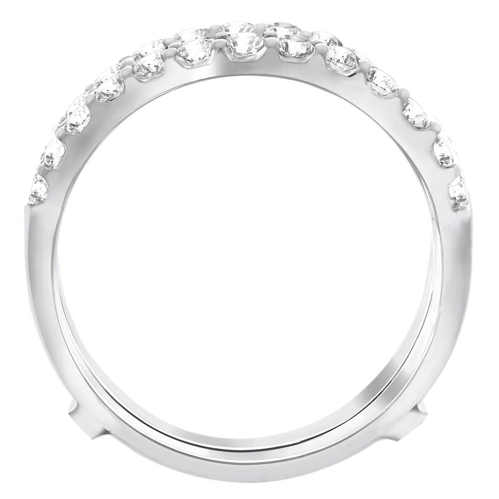 7/8 ct. tw. Diamond Ring Enhancer in 14K White Gold