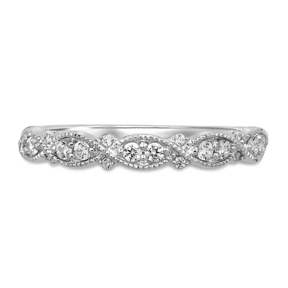 1/4 ct. tw. Diamond Band in 10K White Gold