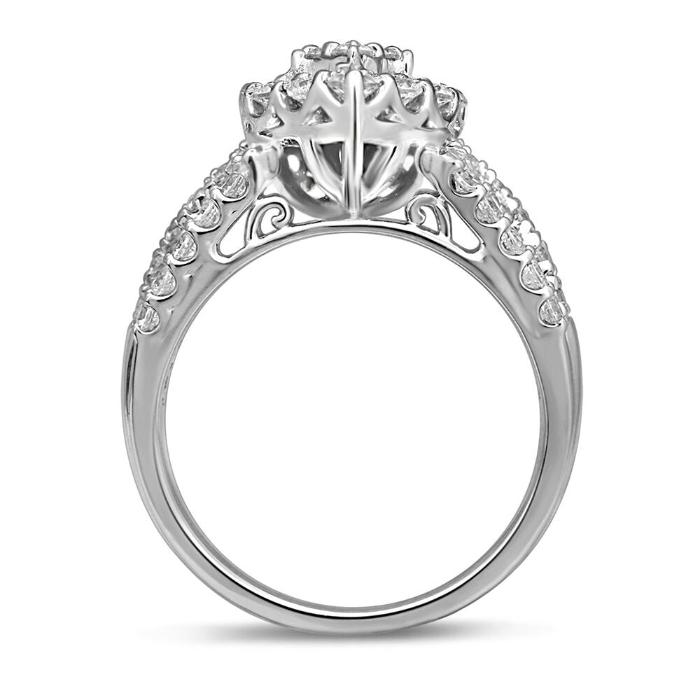 1 1/2 ct. tw. Diamond Engagement Ring in 10K White Gold