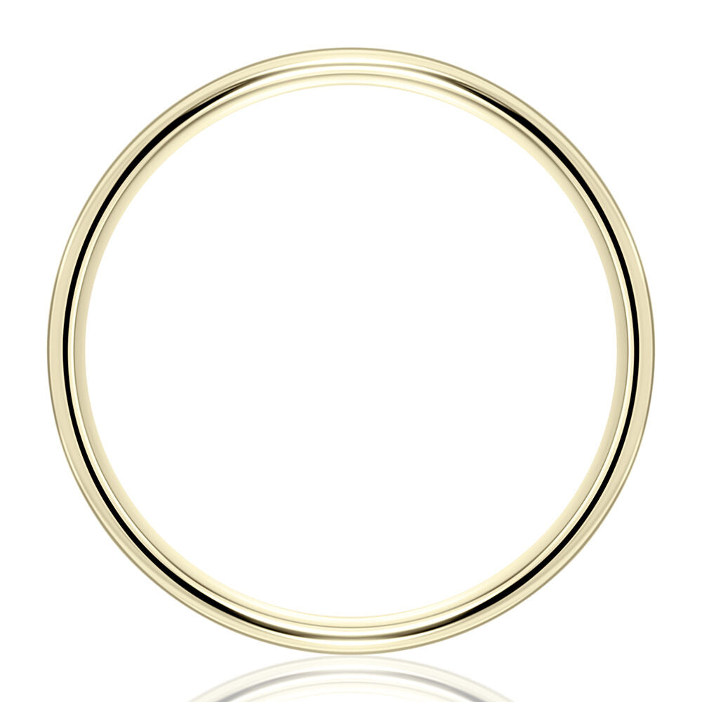 Wedding Band in 14K Yellow Gold, 6MM