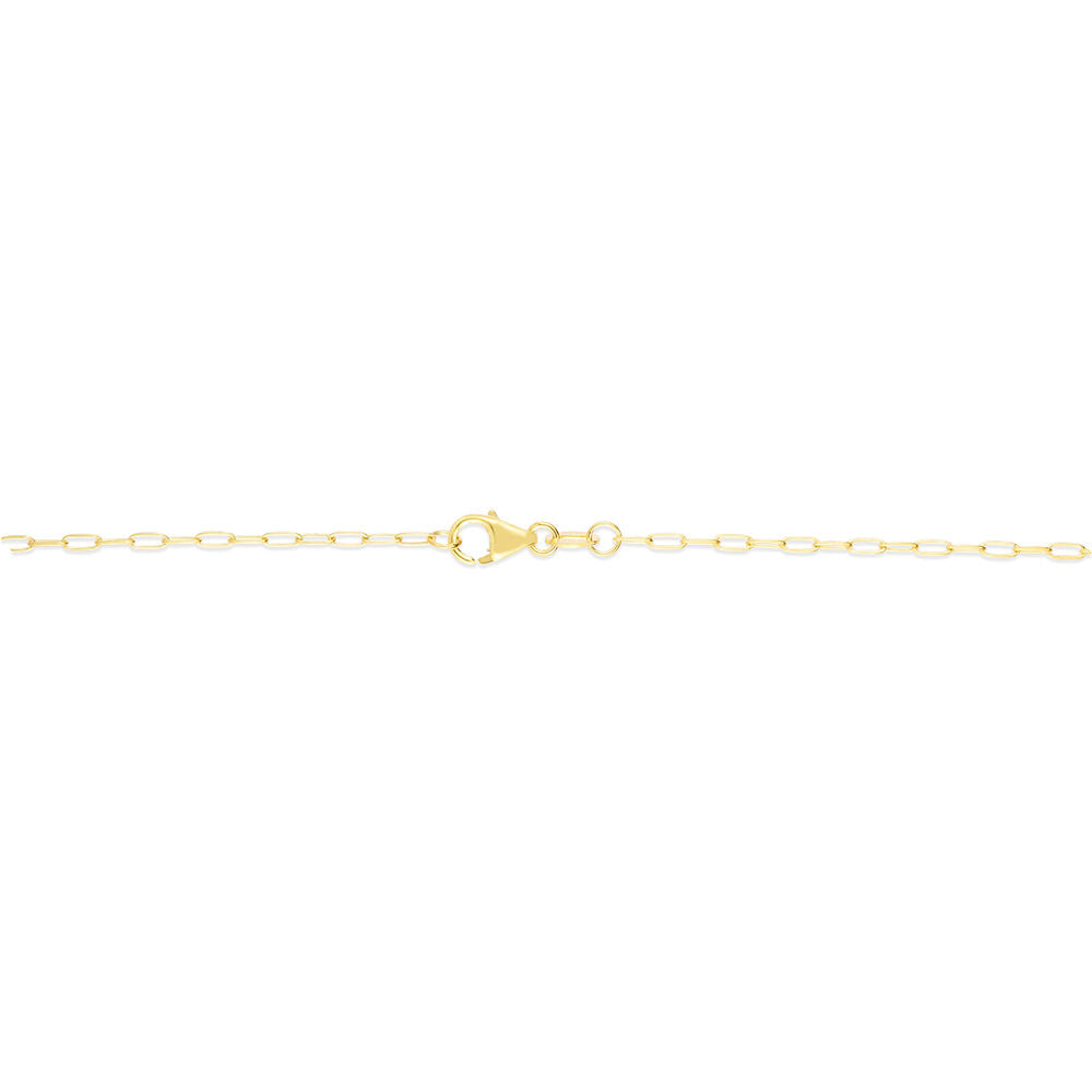 Paperclip Chain Necklace in 14K Yellow Gold, 1.4mm, 18”