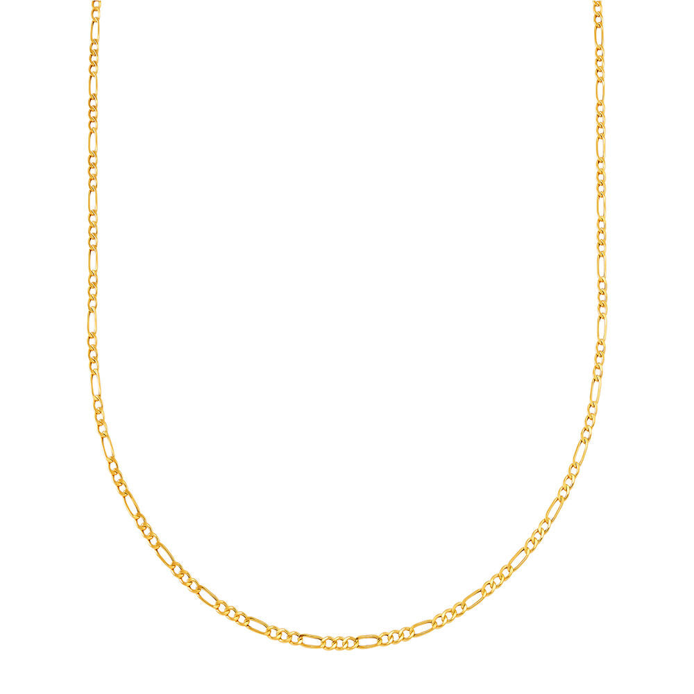 Figaro Link Chain in 14K Yellow Gold, 2.6mm, 20”