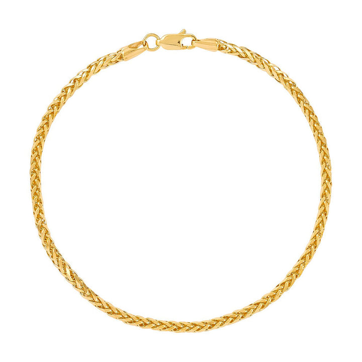 Wheat Bracelet in 14K Yellow Gold