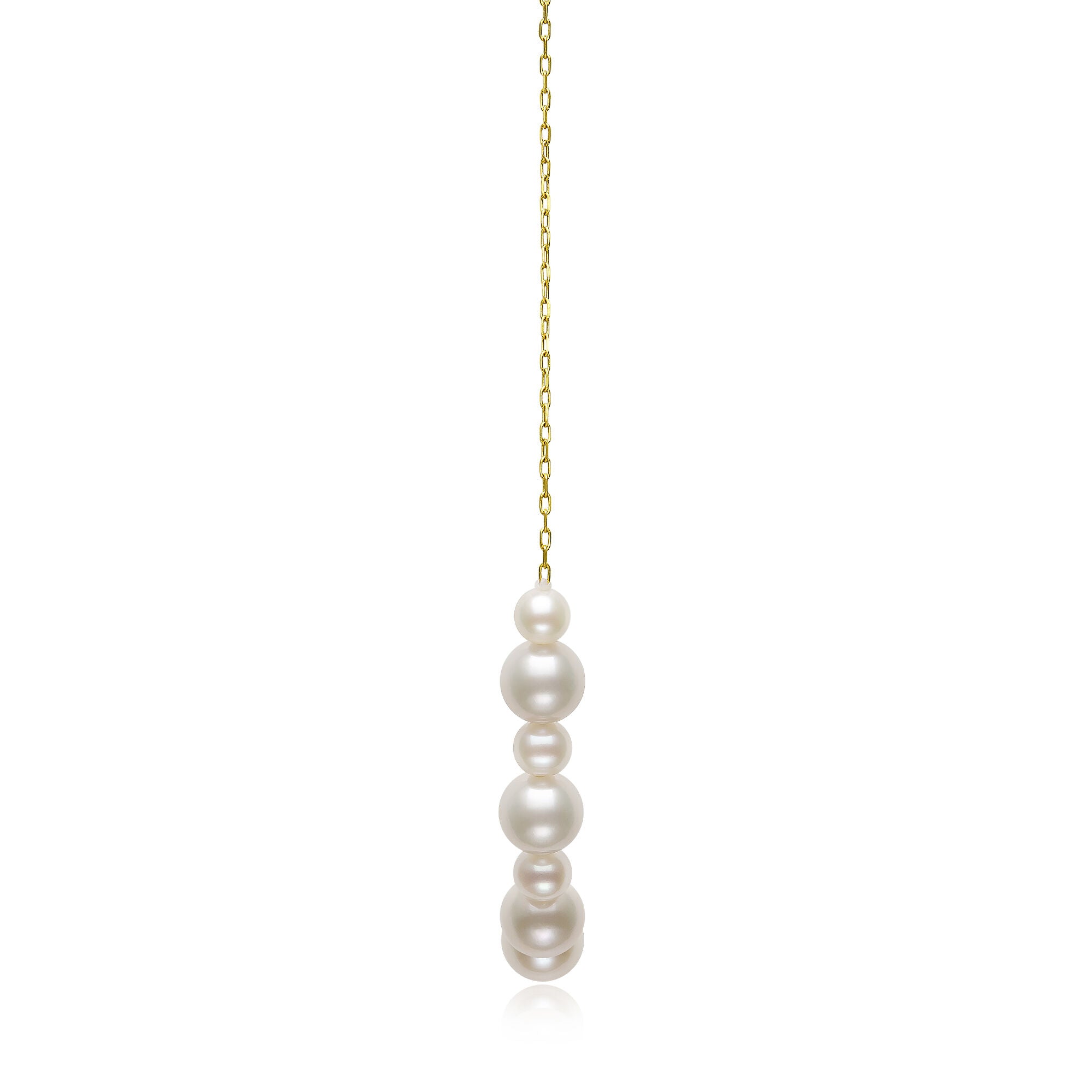 Cultured Freshwater Pearl Necklace in 14K Yellow Gold