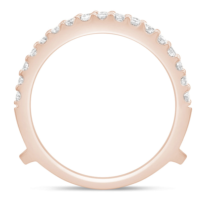 Diamond Chevron Insert in 14K Rose Gold (1/2 ct. tw.)