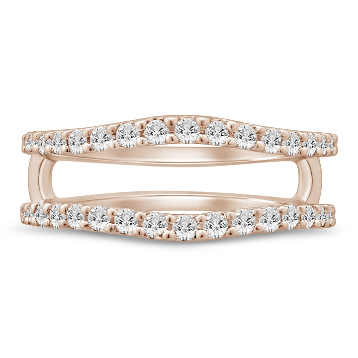 Diamond Chevron Insert in 14K Rose Gold (1/2 ct. tw.)