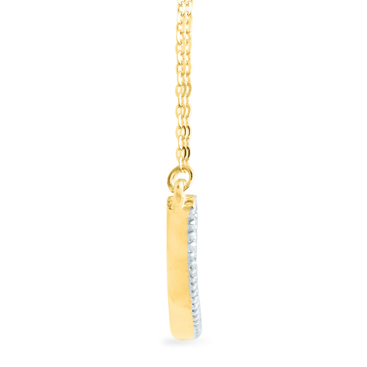 Diamond Necklace in 14K Yellow Gold (1/4 ct. tw.)