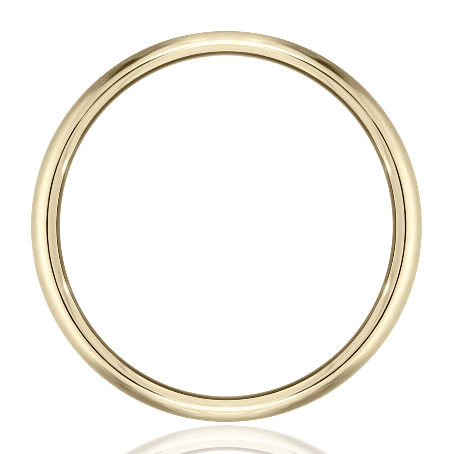 Wedding Band in 14K Yellow Gold, 6.5MM