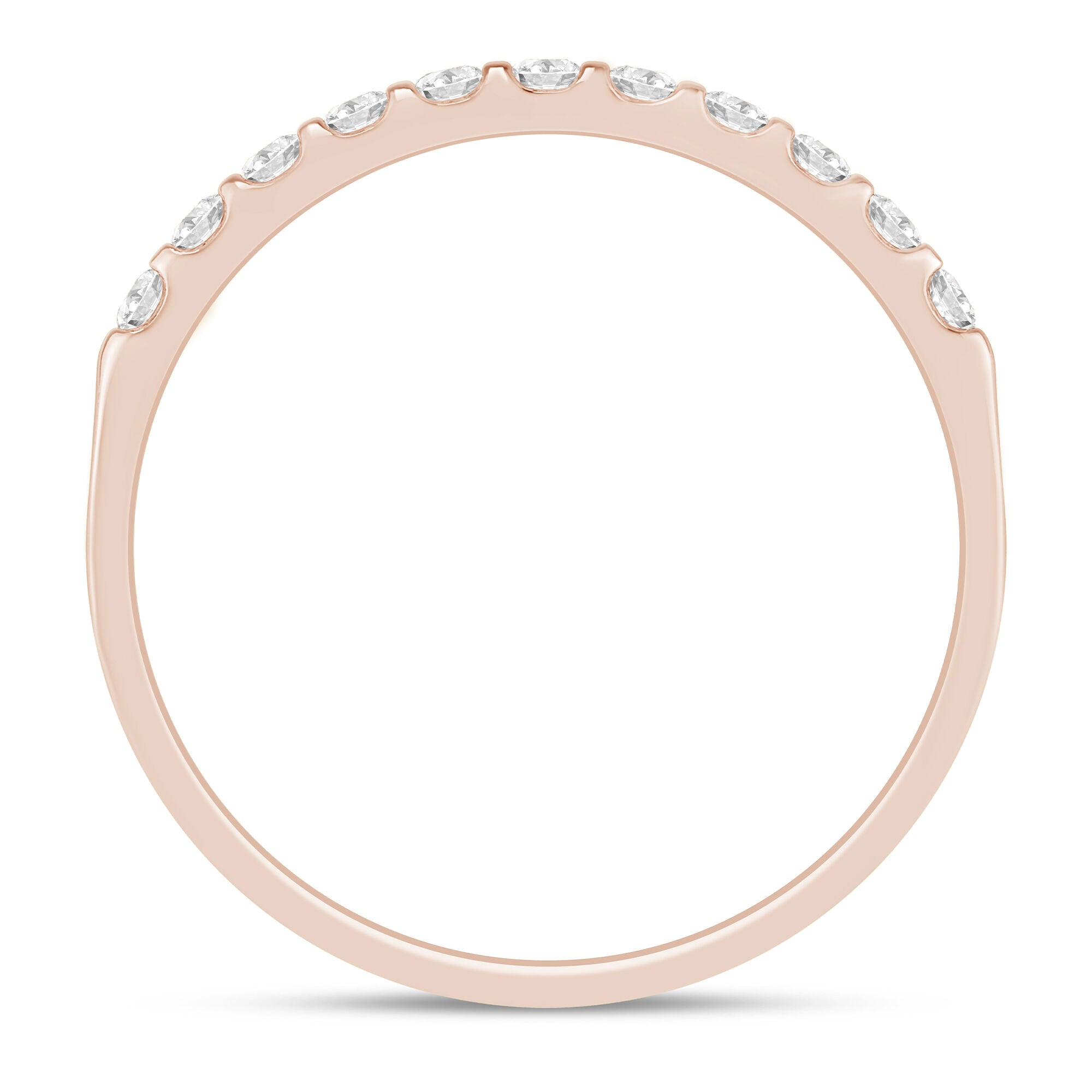 Diamond Band in 10K Rose Gold (1/7 ct. tw.)