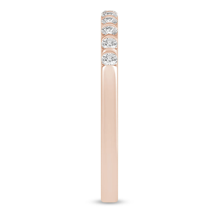 Diamond Band in 10K Rose Gold (1/7 ct. tw.)