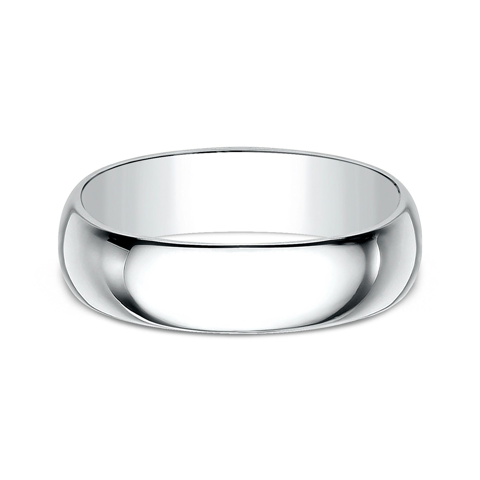 Wedding Band in 10K White Gold, 7MM