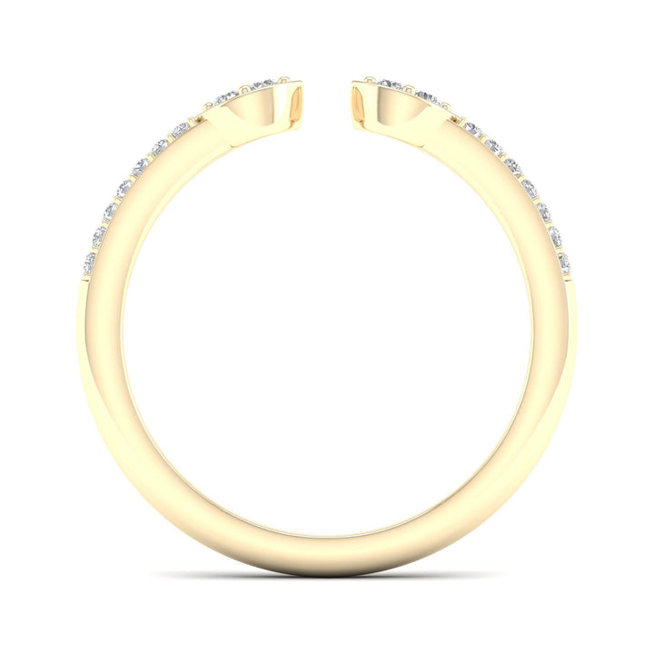 Diamond Cuff Band in 14K Yellow Gold (1/10 ct. tw.)