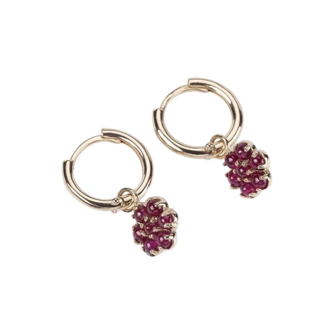 ruby-flower-earrings