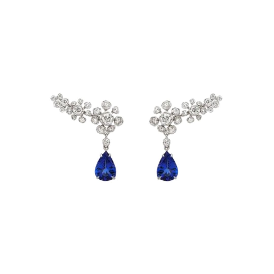 marguerite-18ct-white-gold-tanzanite-diamond-ear-pins