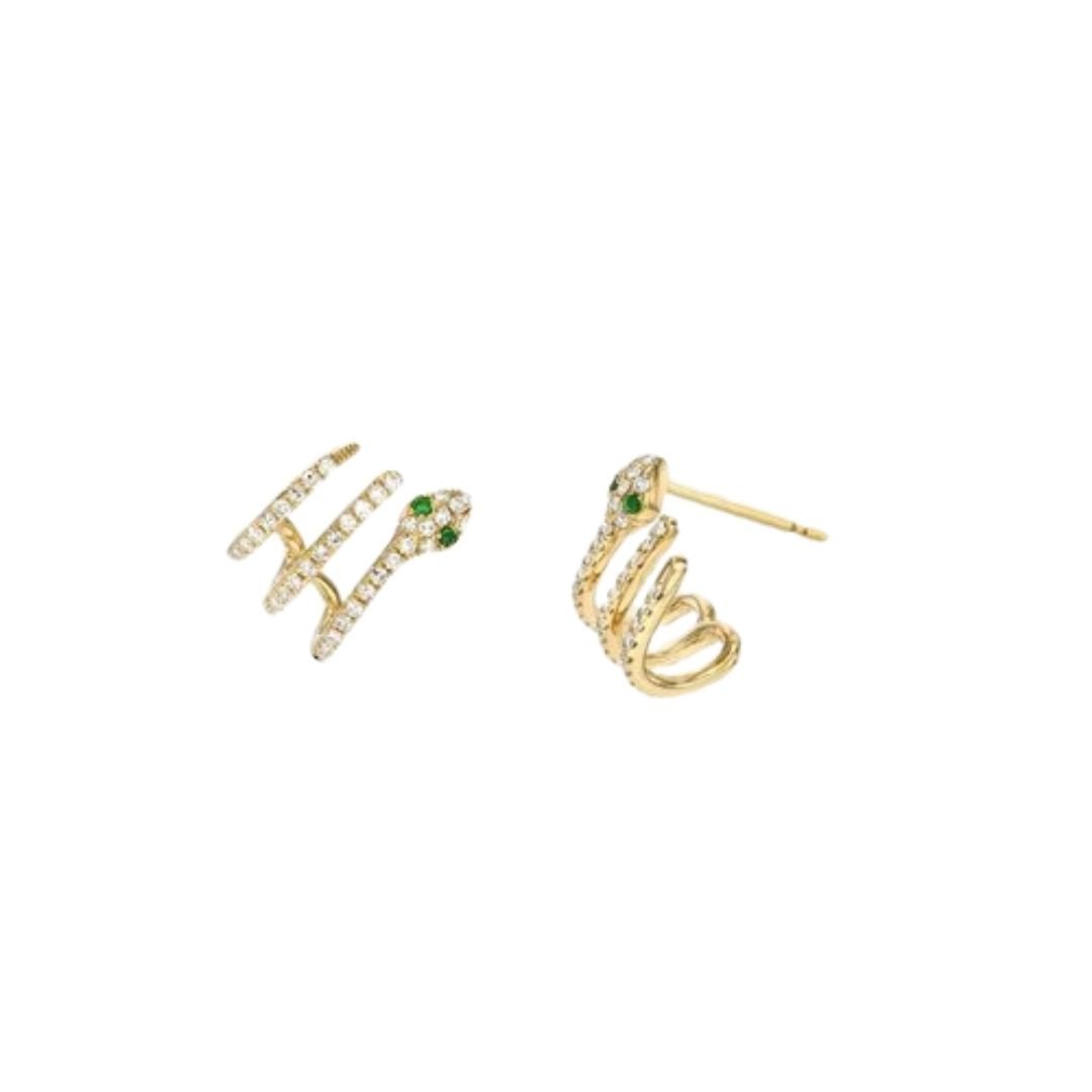 diamond-snake-triple-spiral-stud-earrings