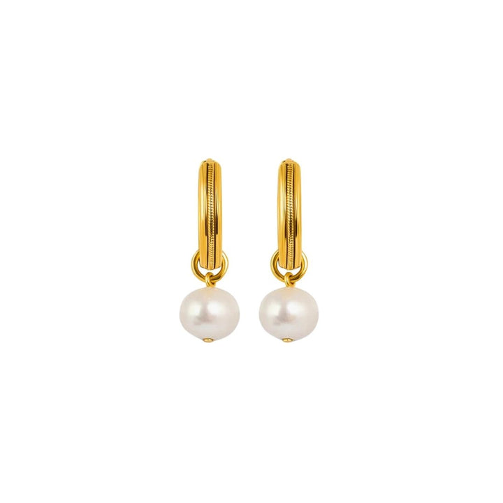 snake-chain-earrings-with-white-pearl