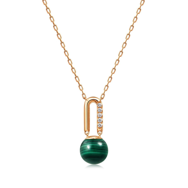 cosmos-18k-rose-gold-malachite-necklace-chow-sang-sang