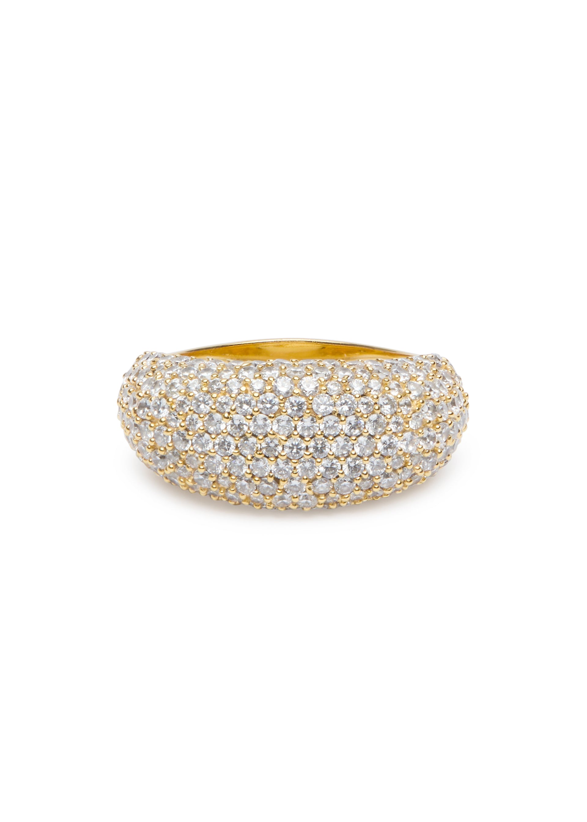 Christy 18kt gold-plated ring