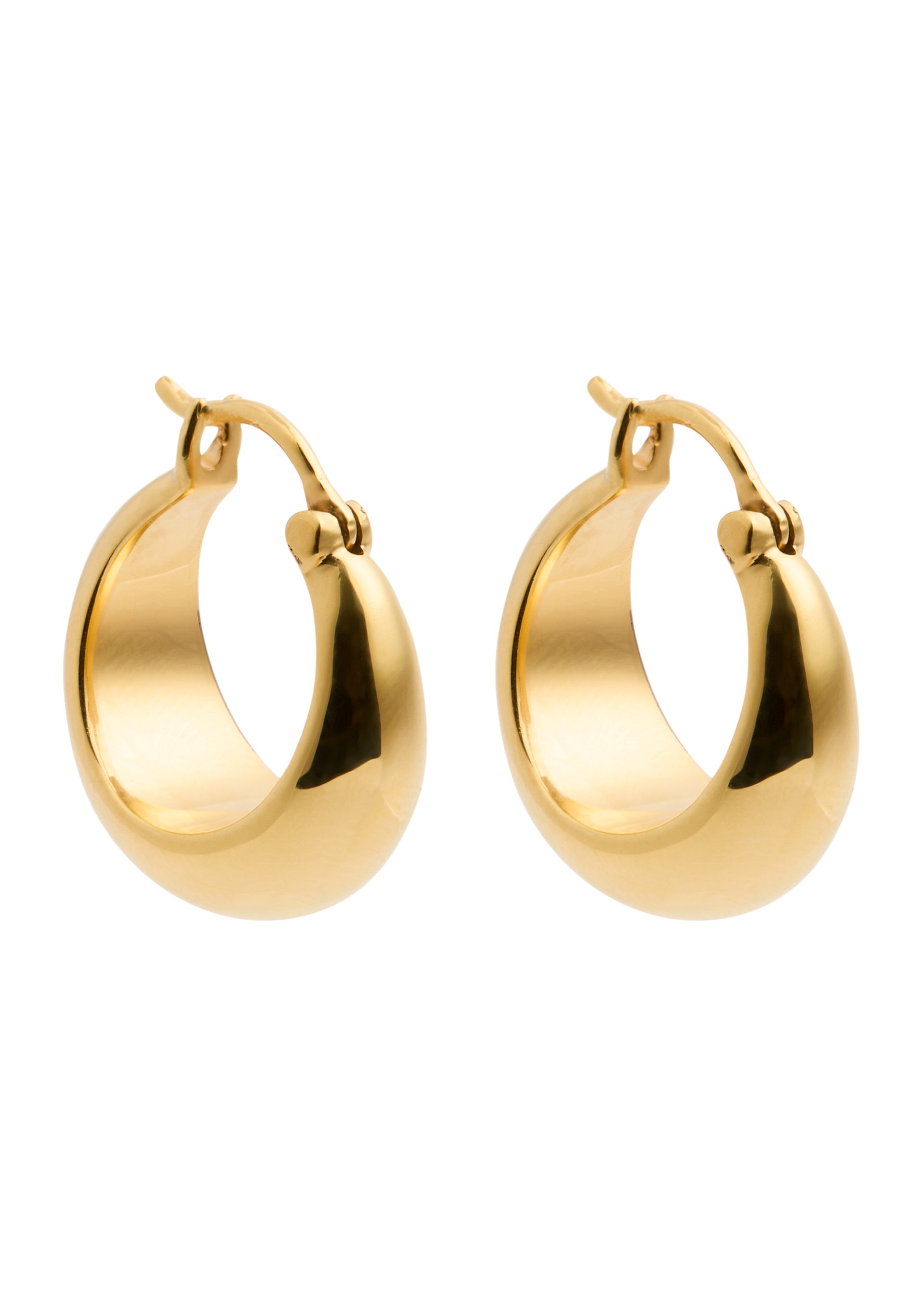 Oli mini 18kt gold hoop earrings