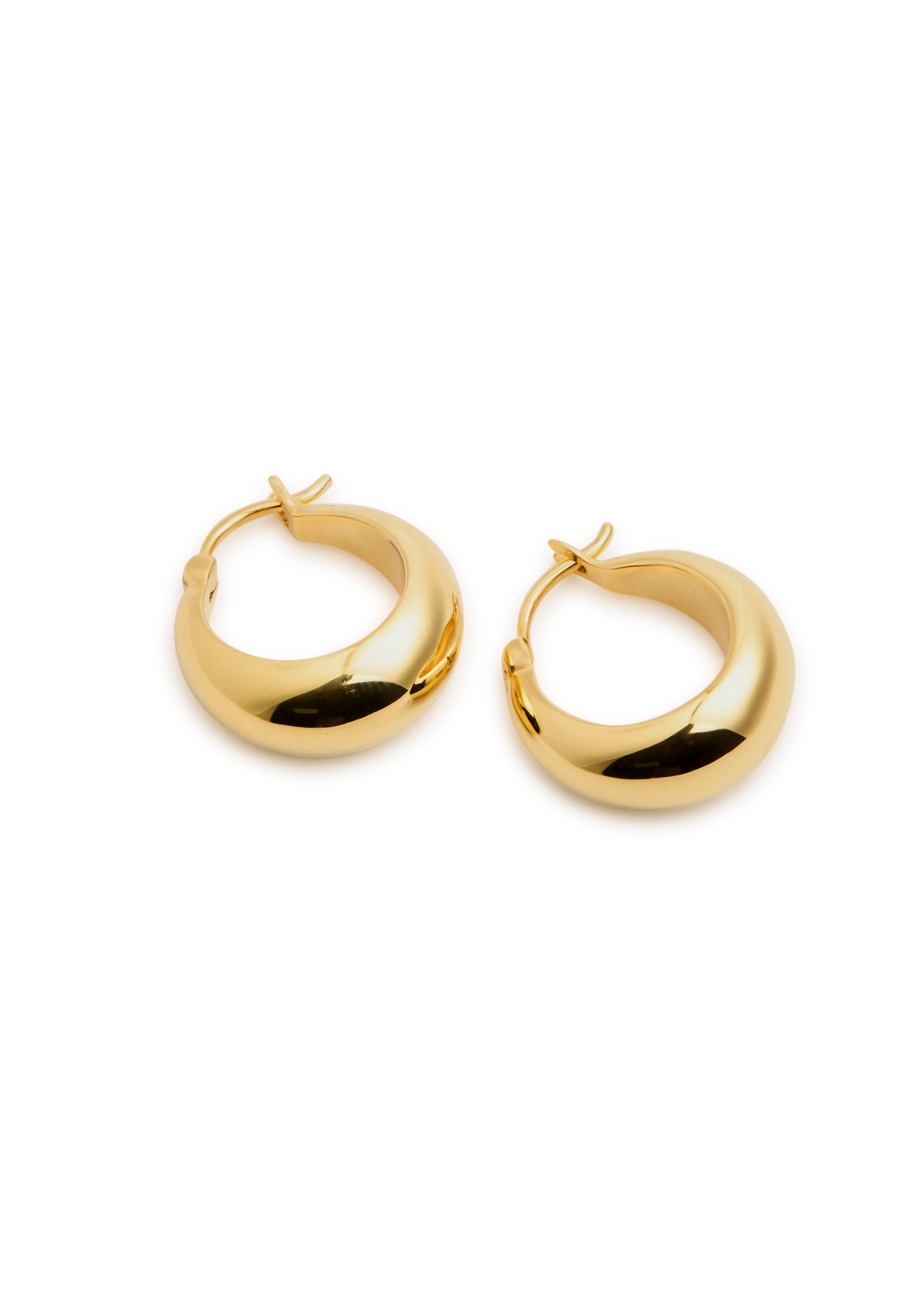 Oli mini 18kt gold hoop earrings