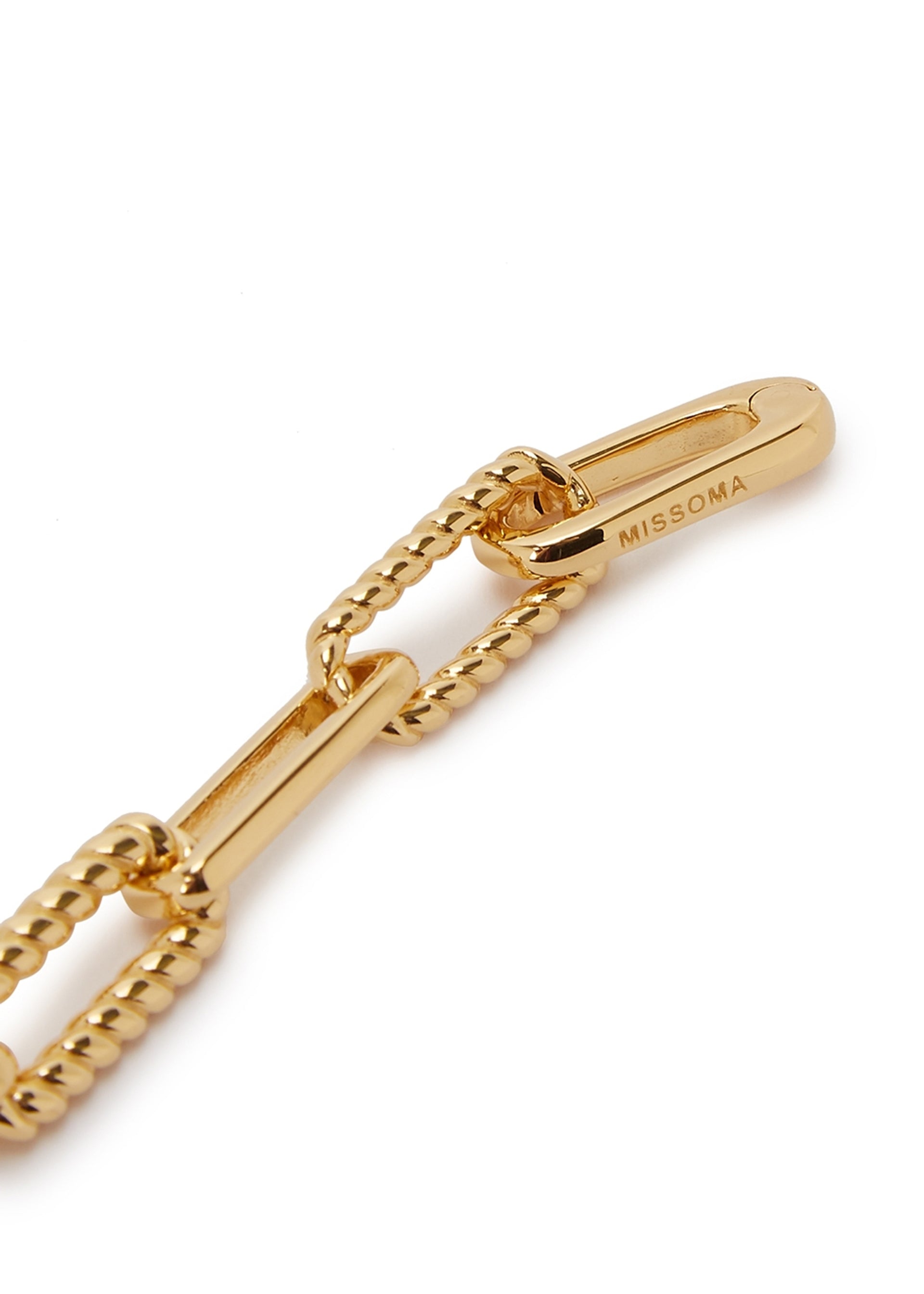 Coterie 18kt gold-plated chain bracelet