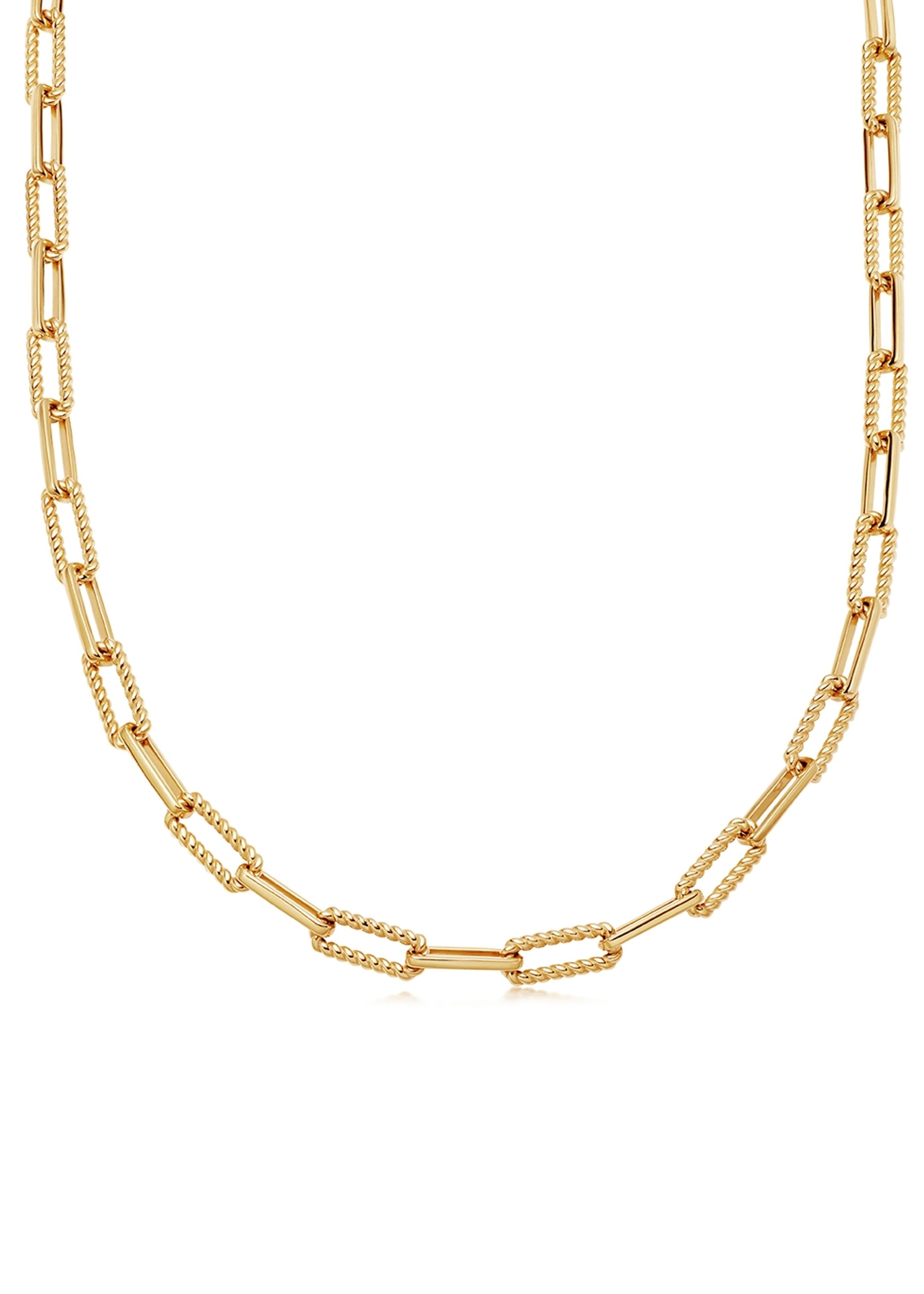 Coterie 18kt gold-plated chain necklace