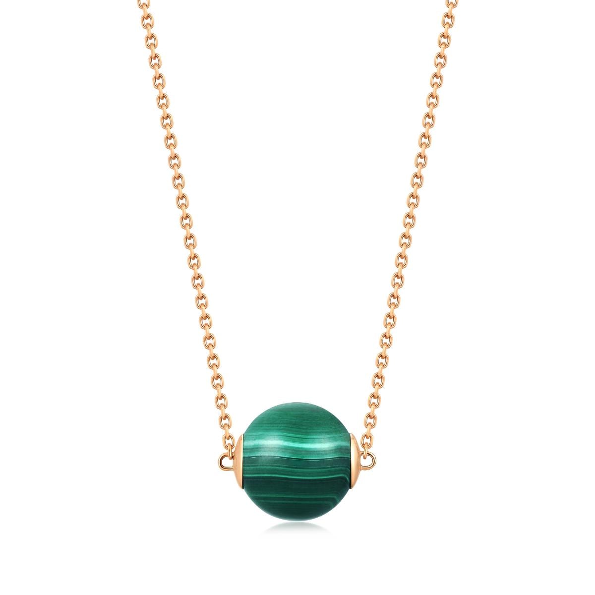 cosmos-18k-rose-gold-malachite-necklace-chow-sang-sang