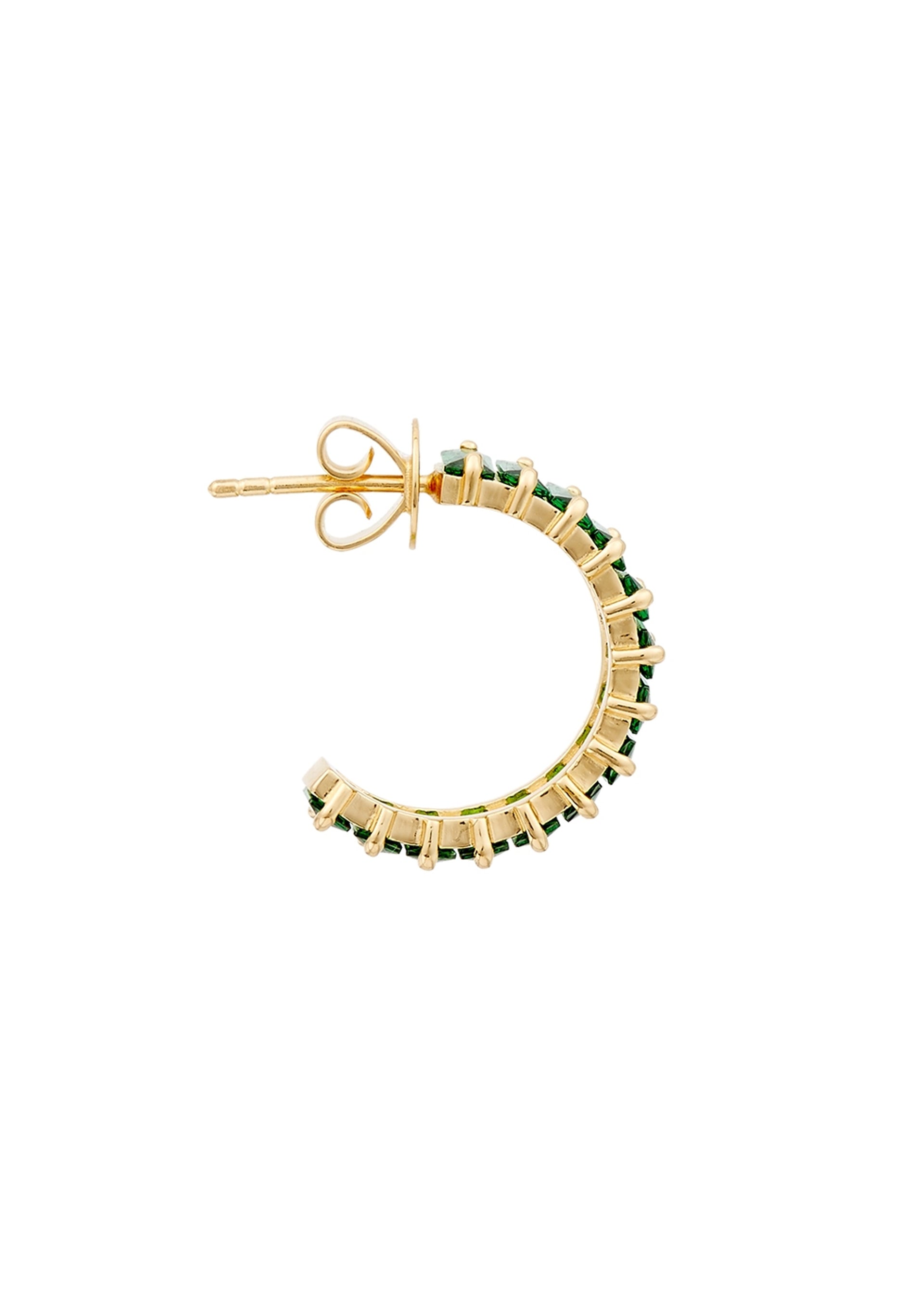 18kt gold-plated hoop earrings