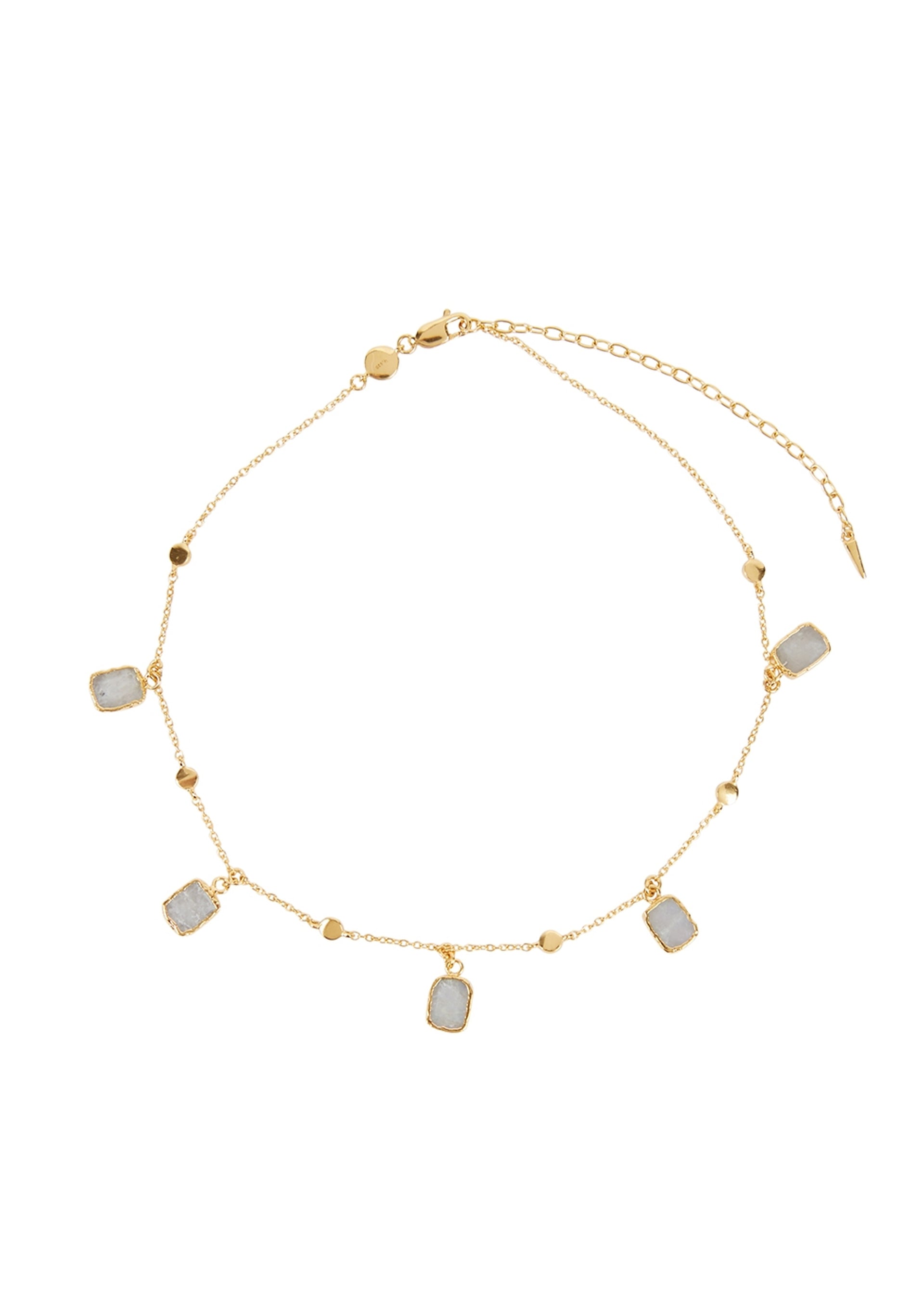 Moonstone Lena 18kt gold vermeil choker