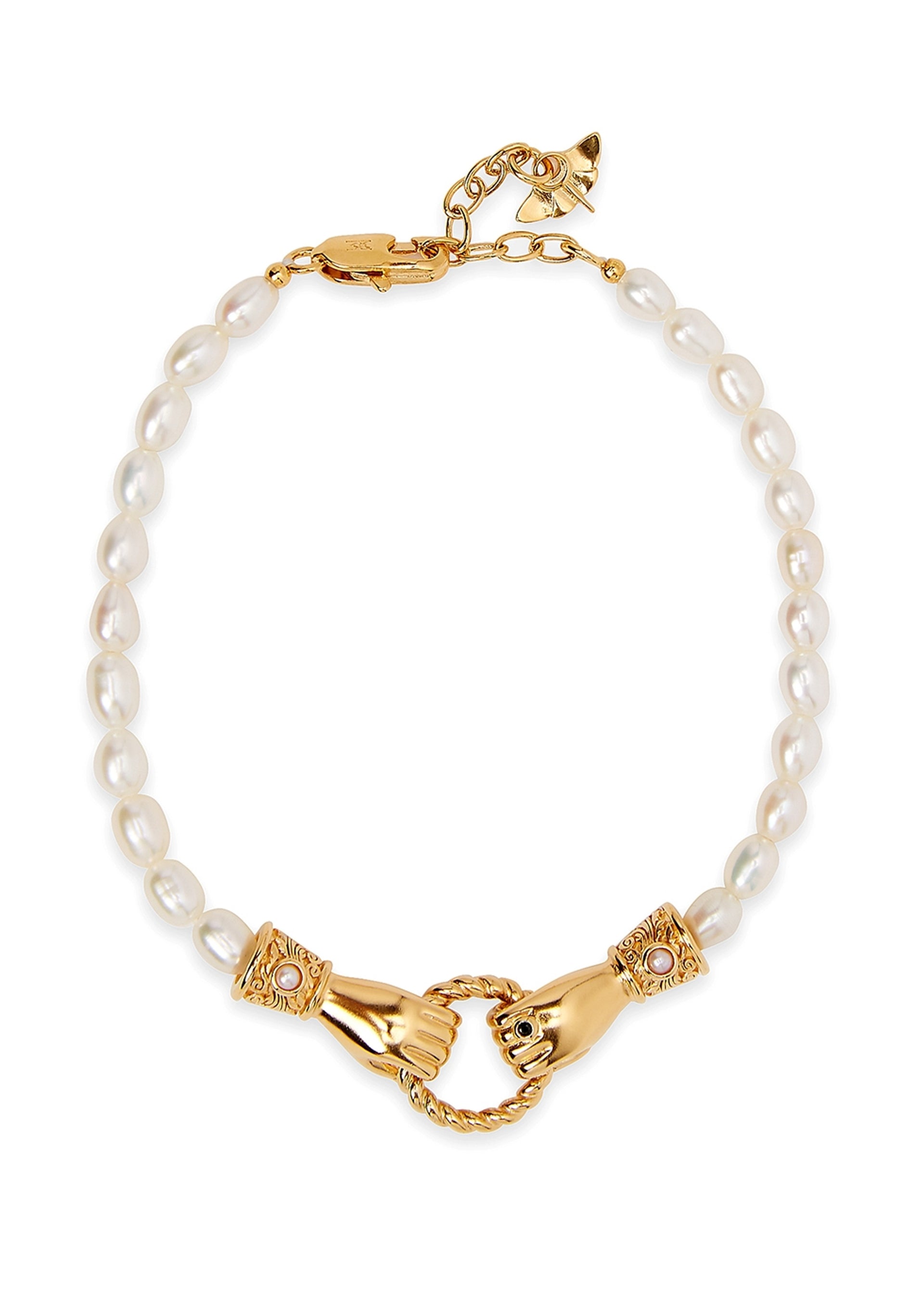 X Harris Reed In Good Hands pearl bracelet