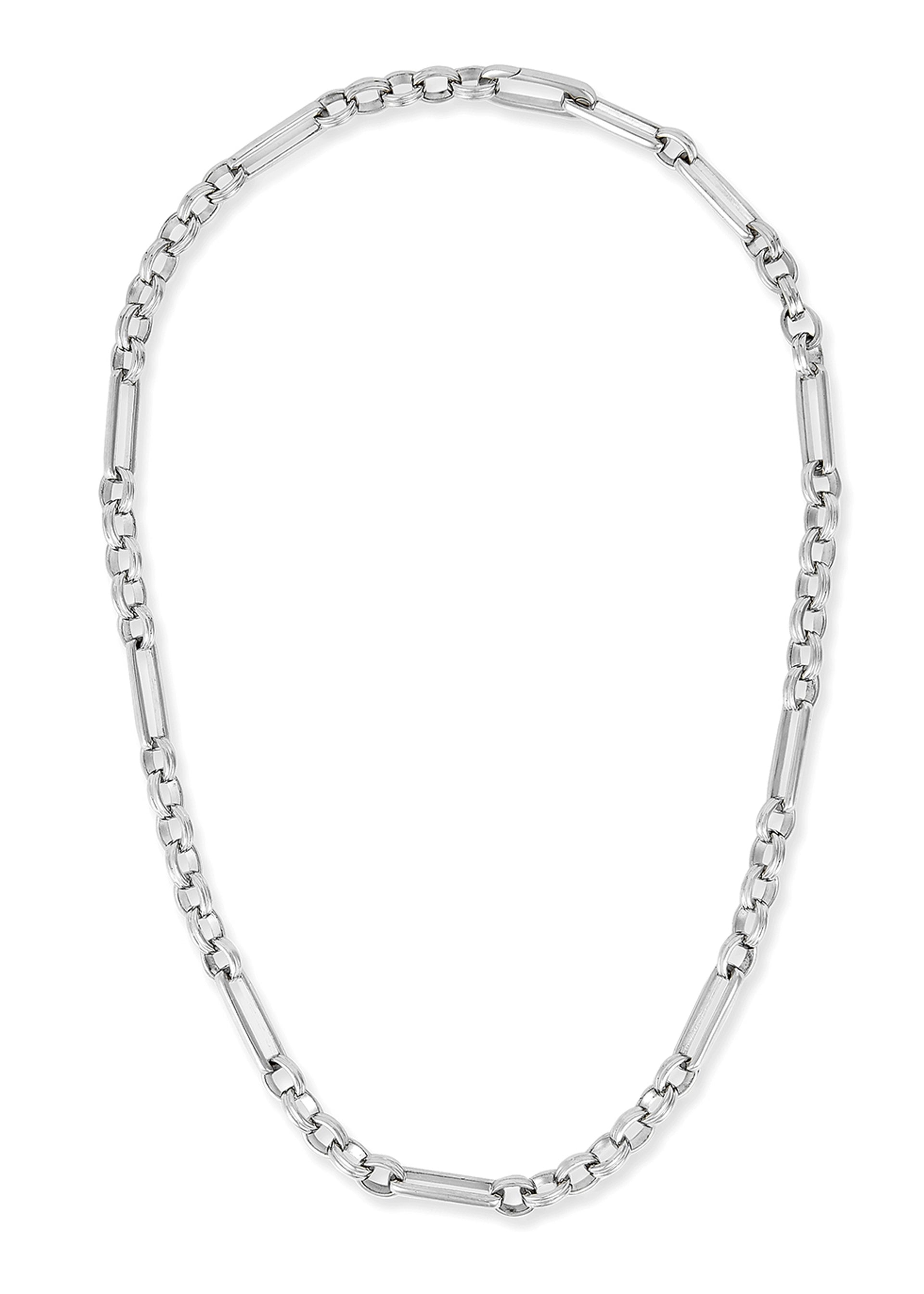 Axiom silver-plated chain necklace