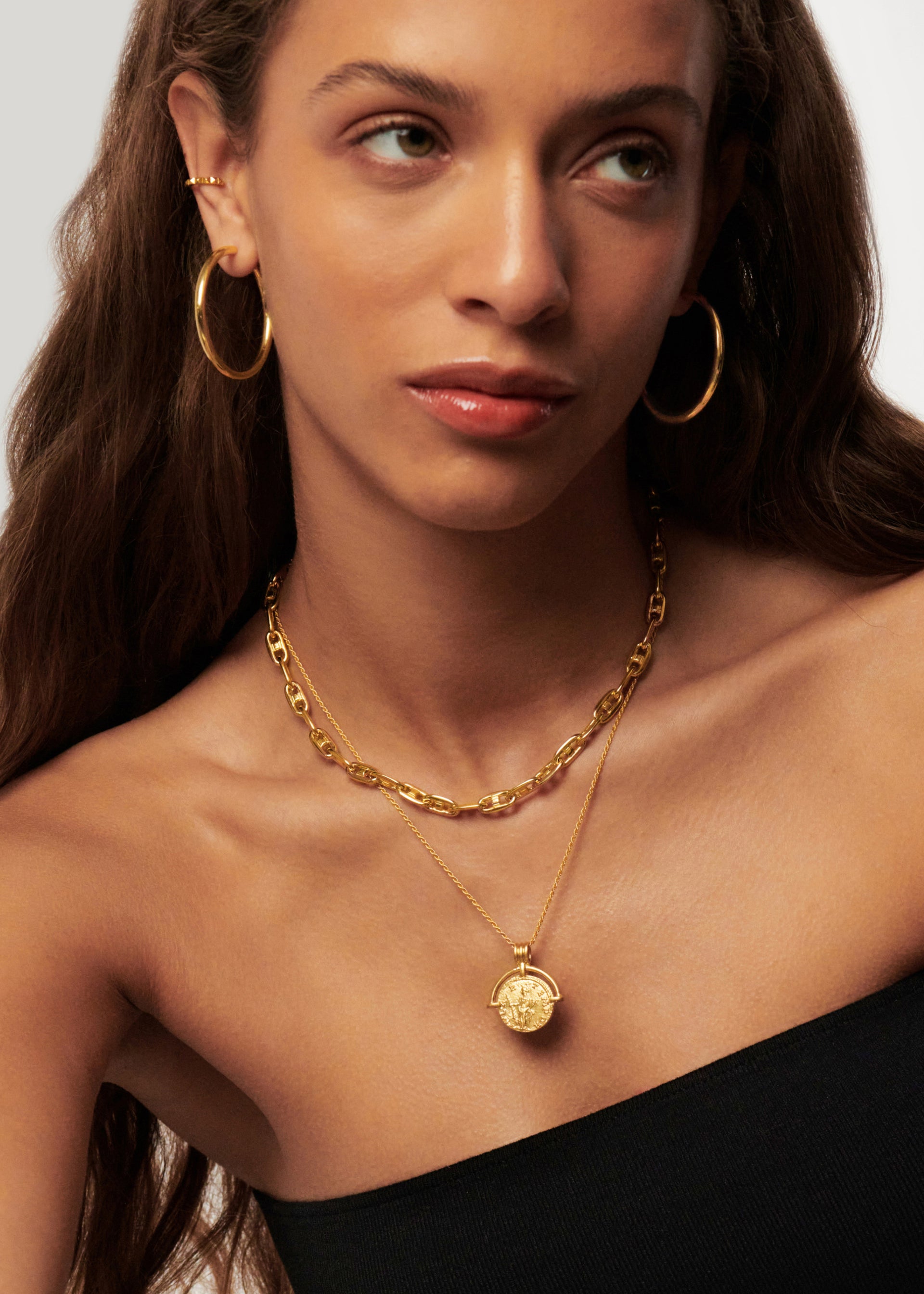 Mariner 18kt gold-plated choker